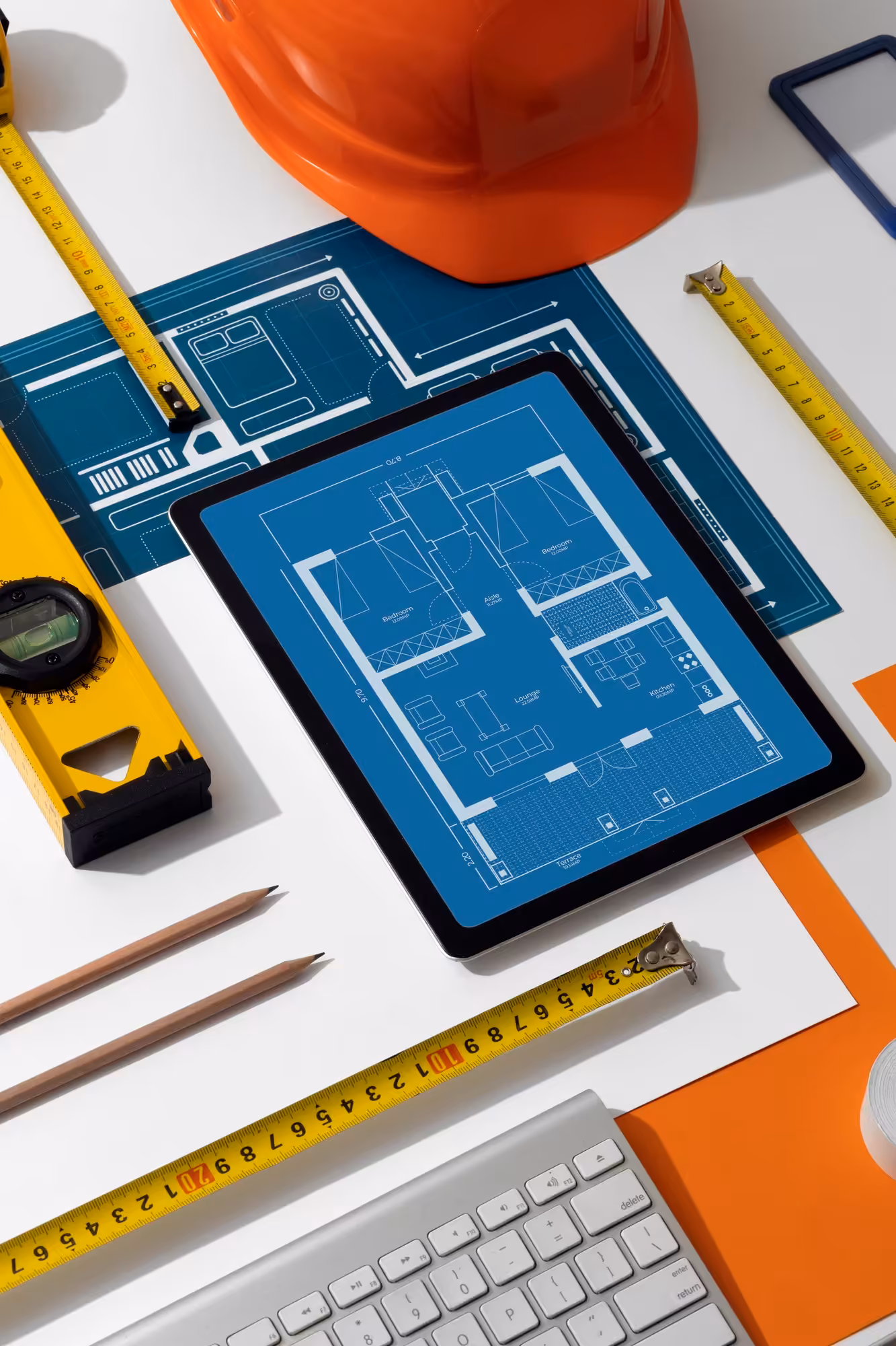3D printed components with engineering blueprints