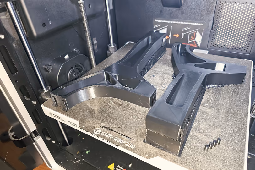 3D printed components and engineering parts